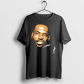 Officials Lebron James Los Angeles Lakers Nba Signature Autograph Portrait Premium T Shirt