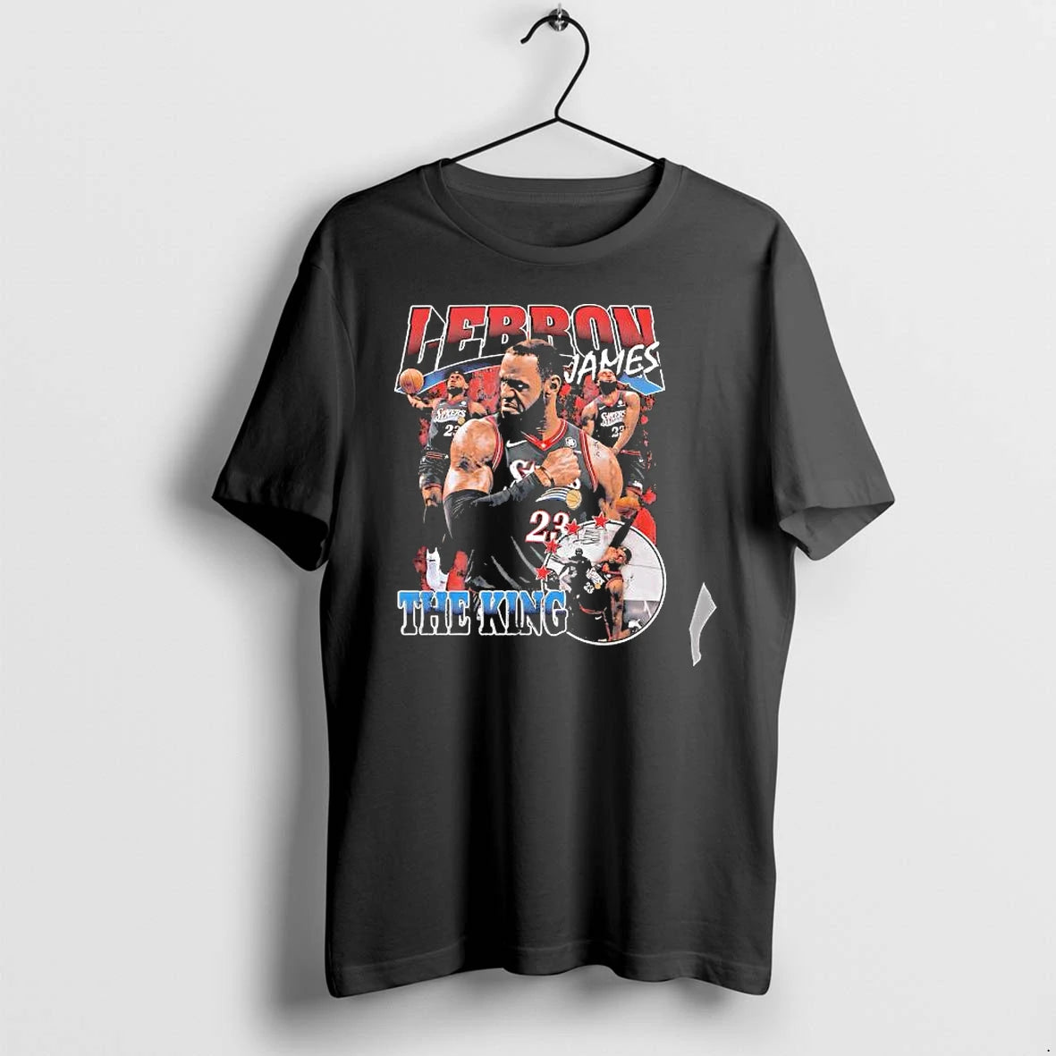 Officials Lebron James Philadelphia 76ers Nba Lebron James The King Premium T Shirt