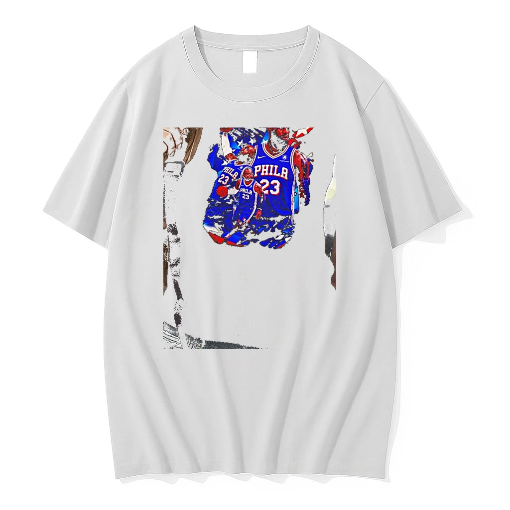 Officials Lebron James Philadelphia 76ers Phila 23 Nba Basketball Player Premium T Shirt