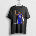 Officials Lebron James Pointing Philadelphia 76ers Basketball 2026 Signature Tee Premium T Shirt