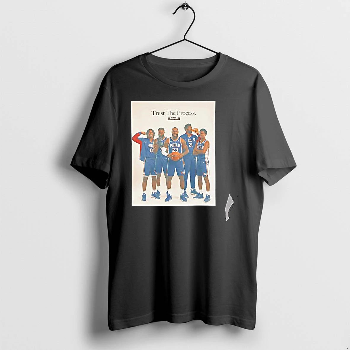 Officials Lebron James Philadelphia 76ers Trust The Process Premium T Shirt
