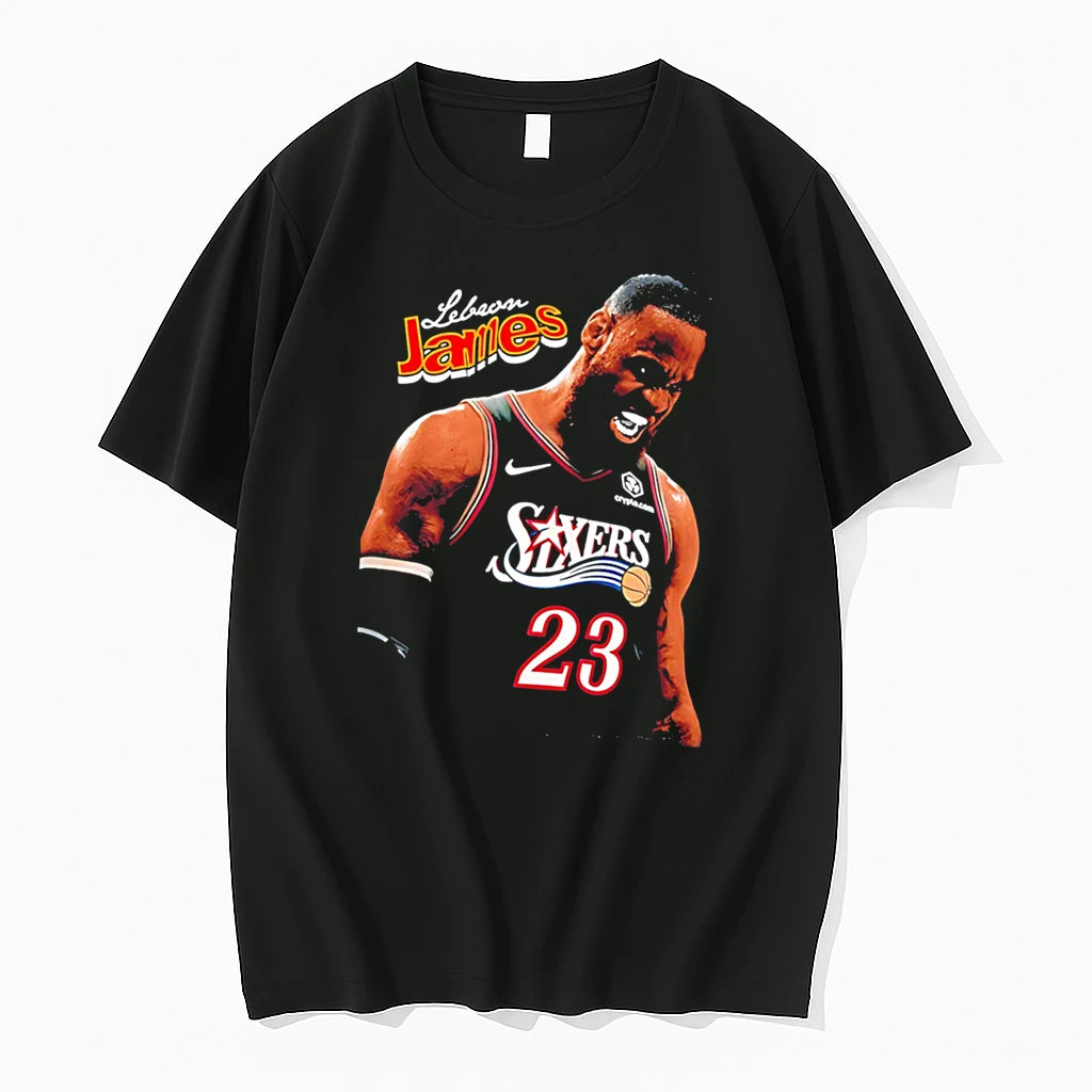 Officials Lebson James Philadelphia 76ers Scream Bootleg Tee Premium T Shirt