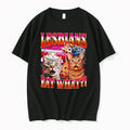 Officials Lesbians Eat What Bootleg Cats Lesbian Pride Premium T Shirt