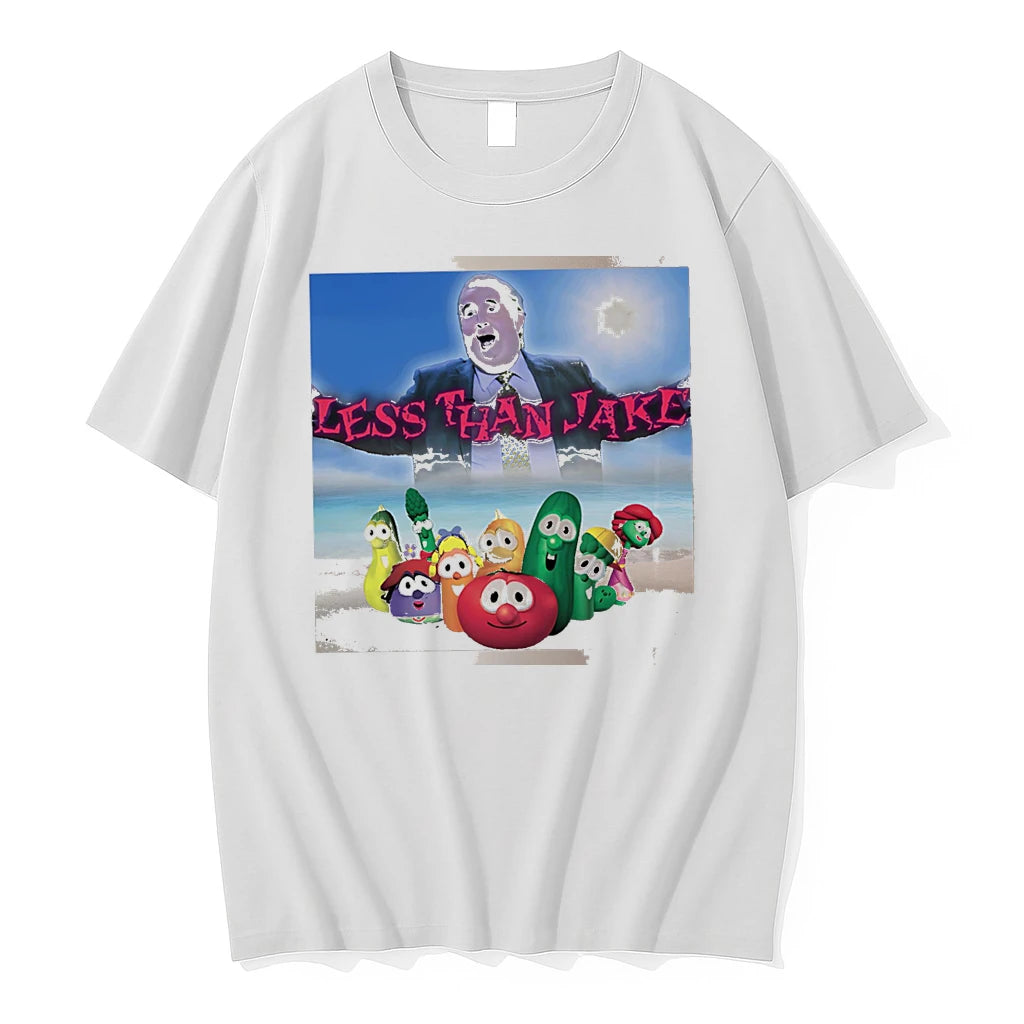 Officials Less Than Jake Vegetable Tales White Premium T Shirt