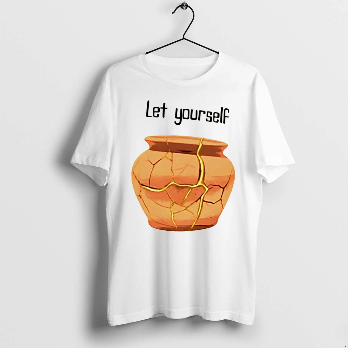 Officials Let Yourself Be Imperfect Kintsugi Pottery Tee Premium T Shirt