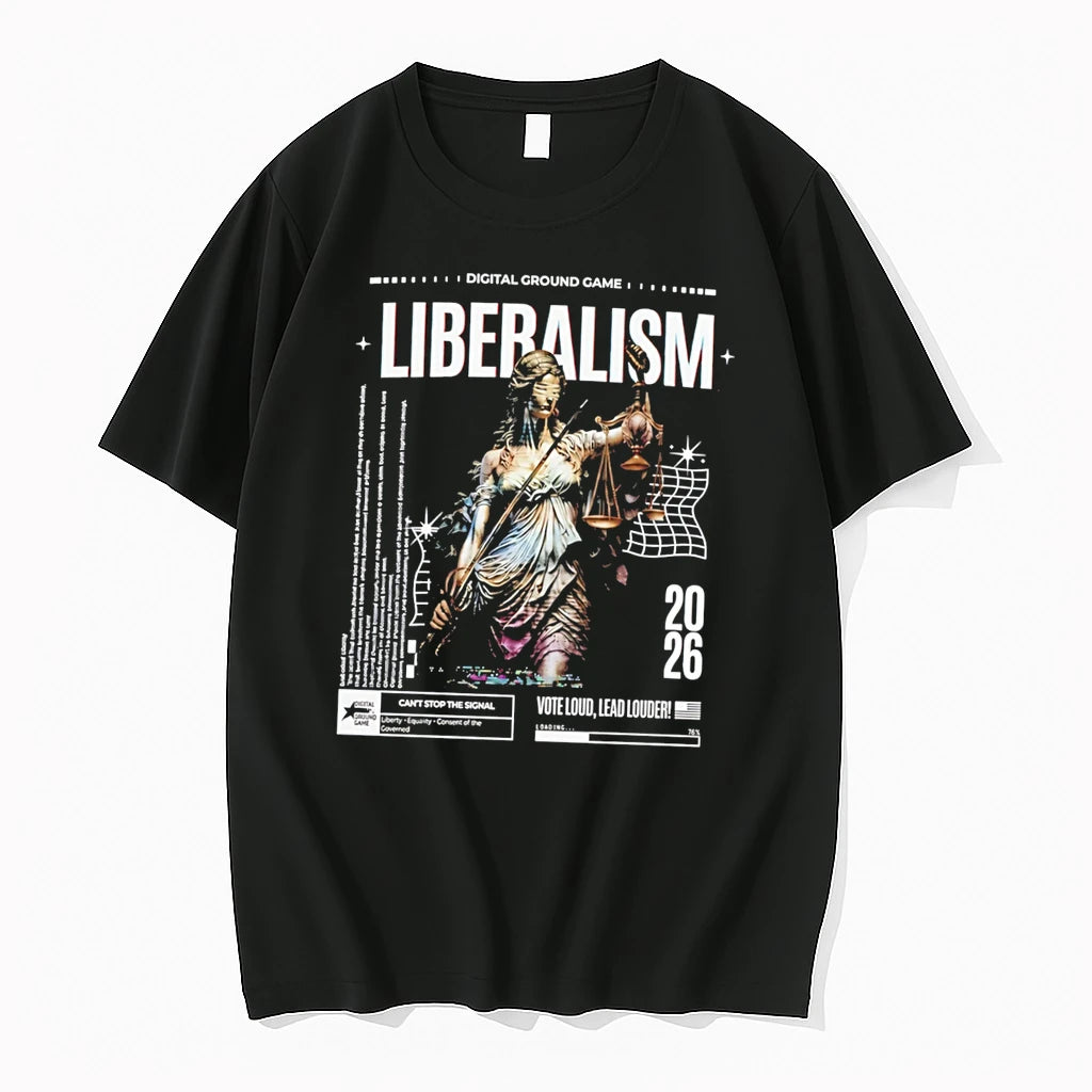 Officials Liberalism 2026 Vote Loud Lead Louder Graphic Tee Premium T Shirt