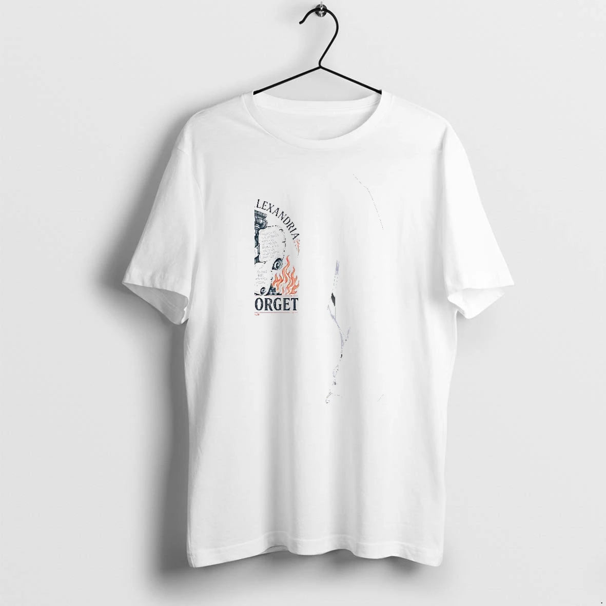 Officials Library Of Alexandria Never Forget History Knowledge Ancient Greece Scroll Premium T Shirt