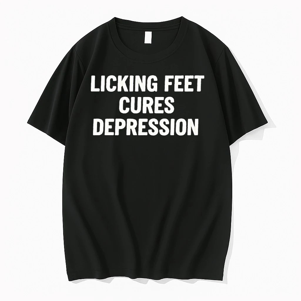Officials Licking Feet Cures Depression 1 Premium T Shirt