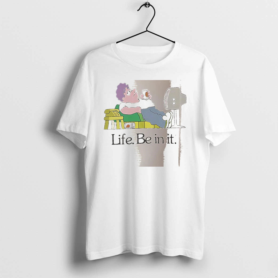 Officials Life Be In It Norm Character White Premium T Shirt