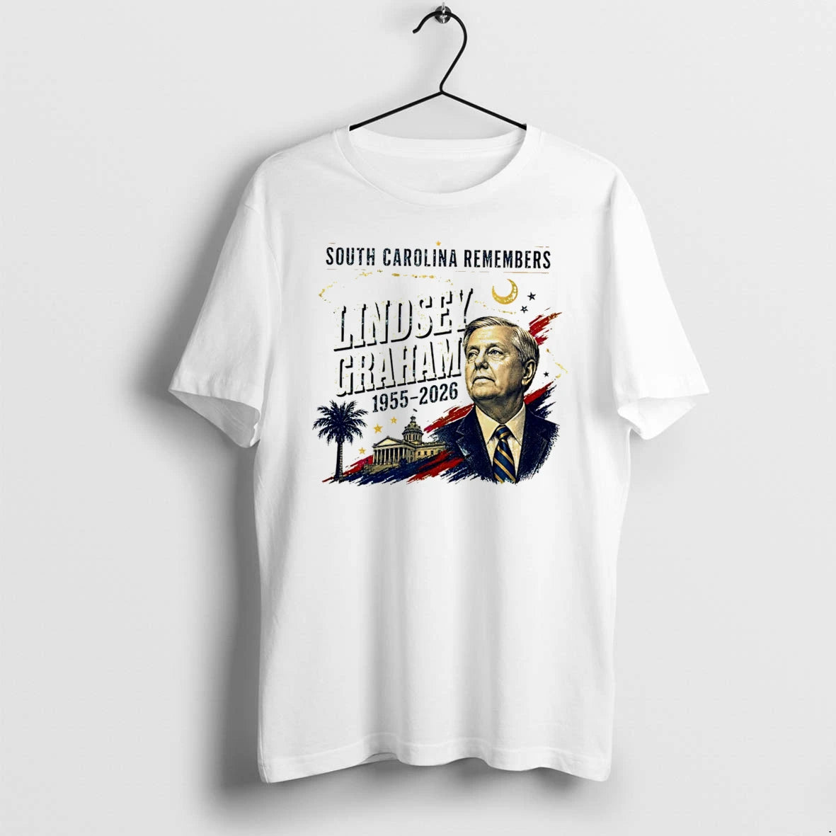 Officials Lindsey Graham South Carolina Remembers 1955 2026 Tribute Tee Premium T Shirt