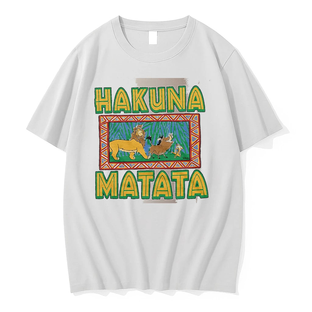Officials Lion King Hakuna Matata White Premium T Shirt