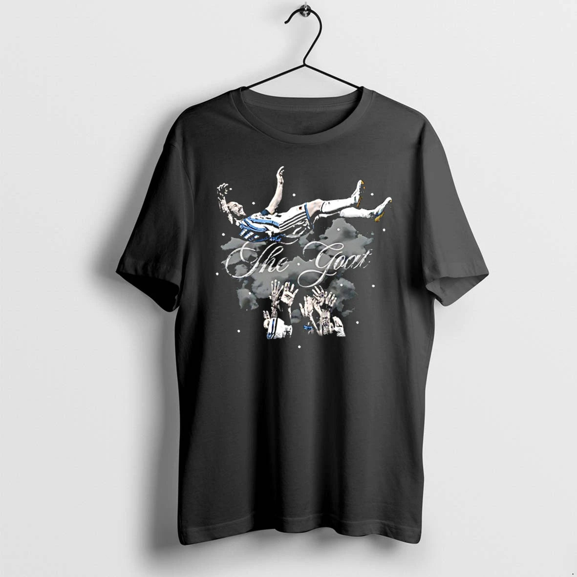Officials Lionel Messi Argentina National Team World Cup Champions The Goat Premium T Shirt