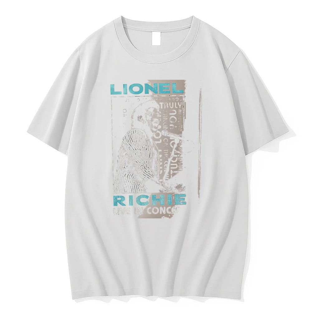 Officials Lionel Richie Live In Concert White Premium T Shirt