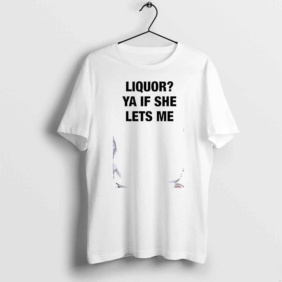 Officials Liquor Ya If She Lets Me Premium T Shirt
