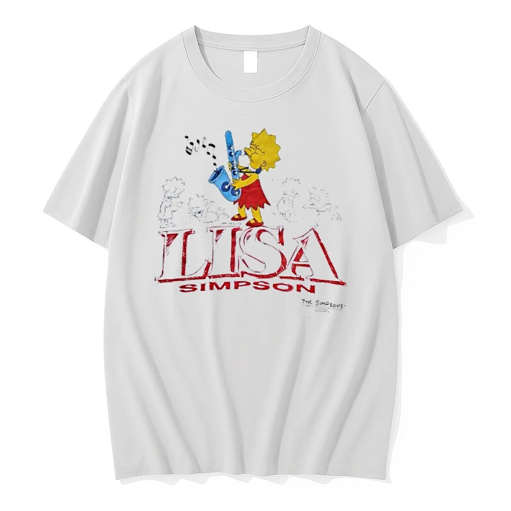 Officials Lisa Simpson The Simpsons Mat Groening Premium T Shirt