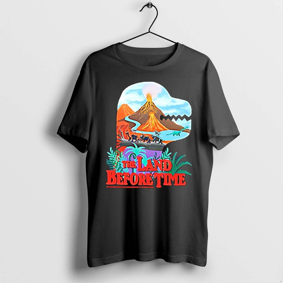 Officials Littlefoot And Friends The Land Before Time Dinosaur Scene Silhouette Women