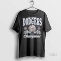 Officials Los Angeles Dodgers National League Champions 2025 Franklin Baseball Tee Shirt Sweater