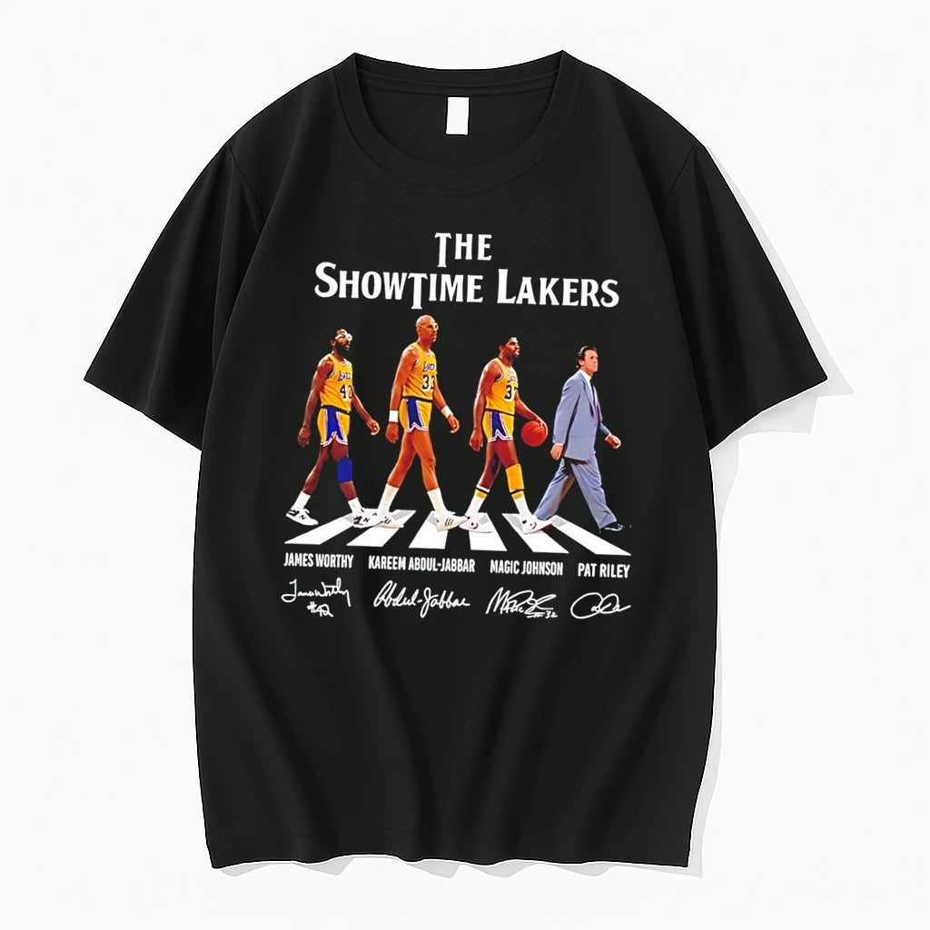 Officials Los Angeles Lakers The Showtime Lakers Abbey Road Signature Tee Premium T Shirt