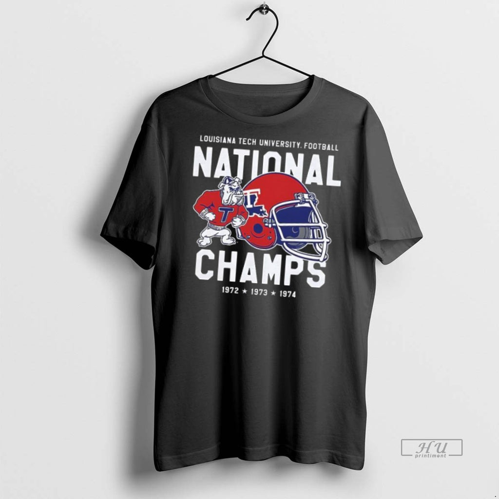 Officials Louisiana Tech Bulldogs Football National Championships Helmet Tee Shirt Sweater