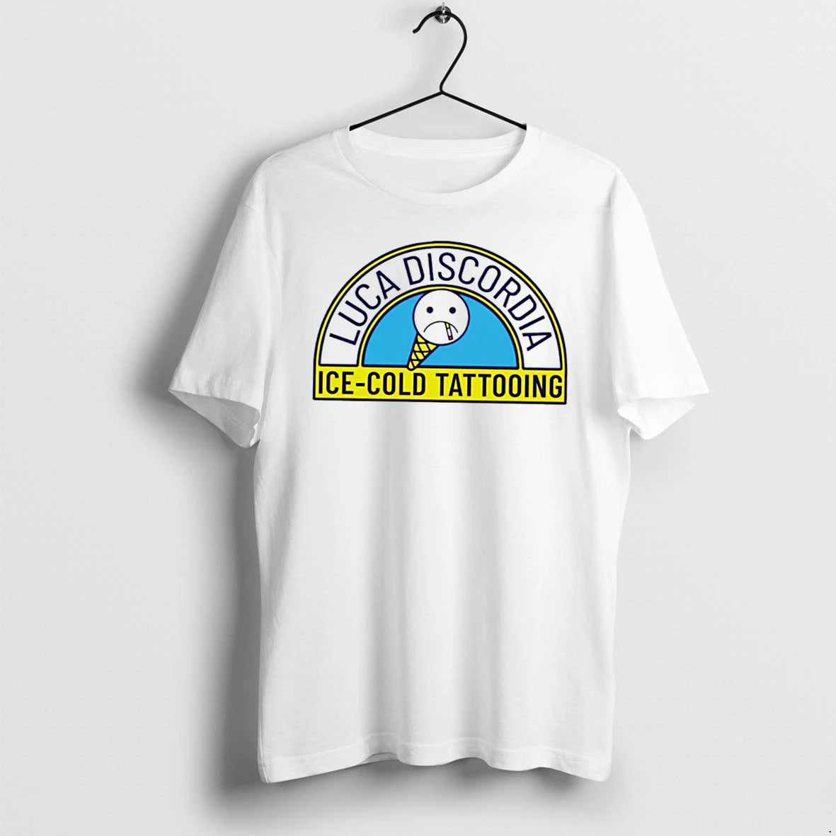 Officials Luca Discordia Ice Cold Tattooing Tattoo Shop Tee Premium T Shirt