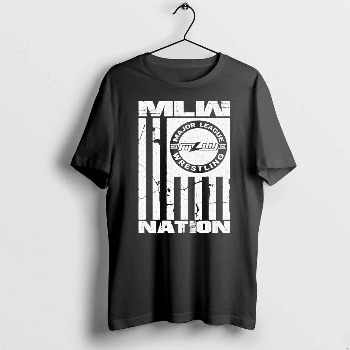 Officials Mlw Major League Swce 2002 Wrestling Nation 1 Premium T Shirt