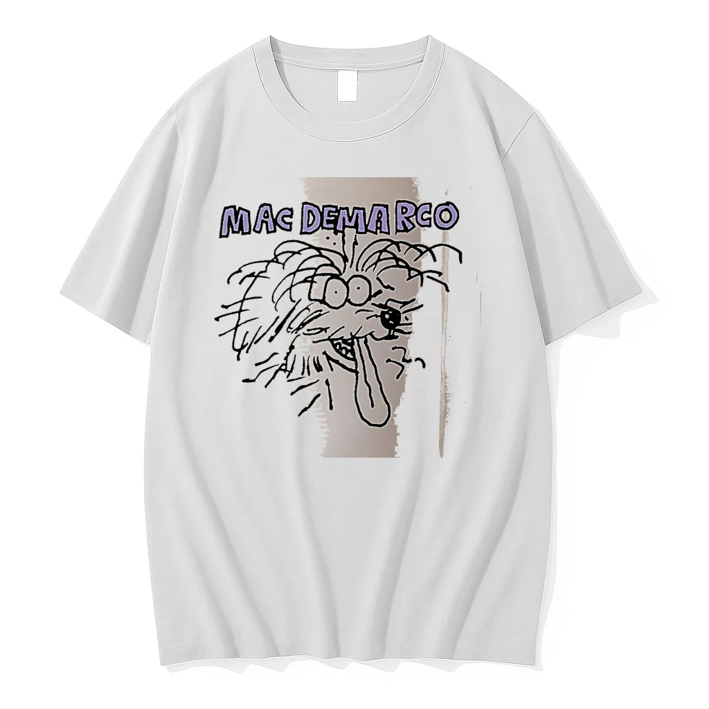 Officials Mac Demarco Dog Tour 2026 White Premium T Shirt