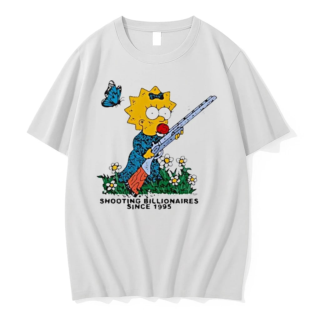 Officials Maggie Simpson Shooting Billionaires Since 1995 Premium T Shirt