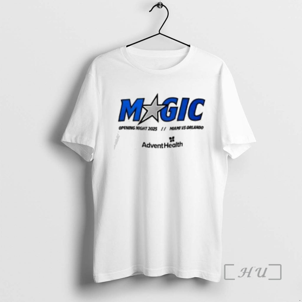 Officials Magic Opening Night 2025 Miami Vs Orlando Tee Shirt Sweater