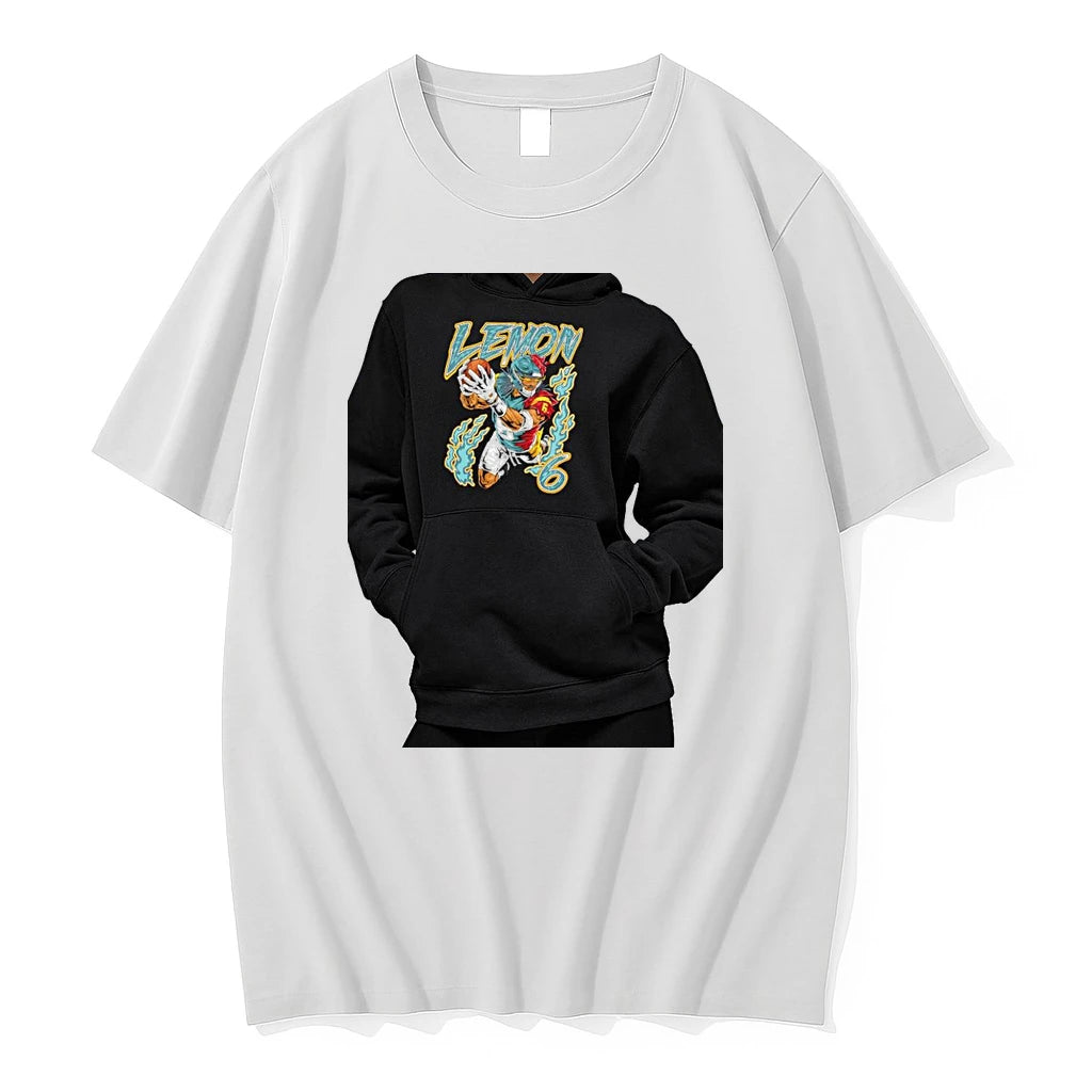 Officials Makai Lemon Philadelphia Eagles Football Player Number 6 Premium T Shirt