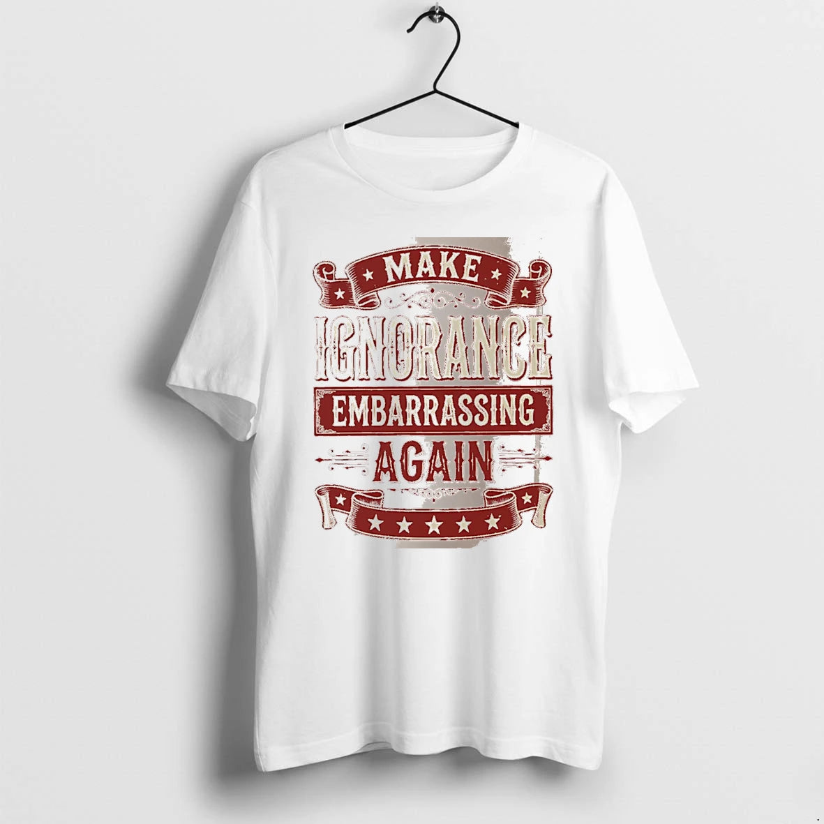 Officials Make Ignorance Embarrassing Again White Premium T Shirt