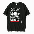 Officials Makemebad35 Sneaky Bitch Knows Karate Premium T Shirt