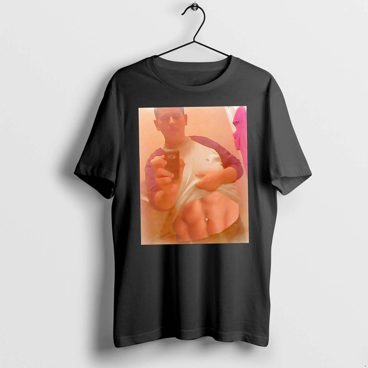 Officials Man Lifting Showing Abs Premium T Shirt