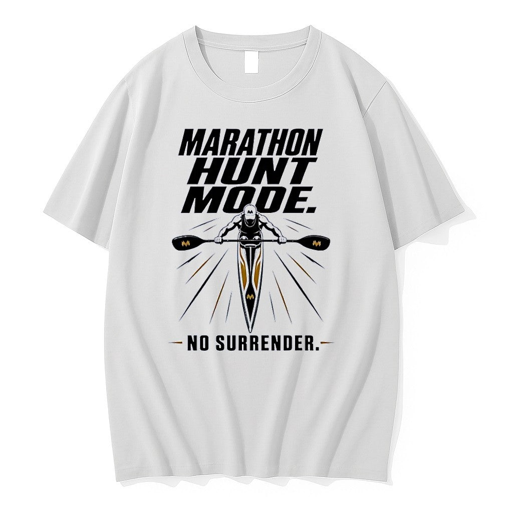 Officials Marathon Hunt Mode Kayaker No Surrender 2026 Race Paddling White Premium T Shirt