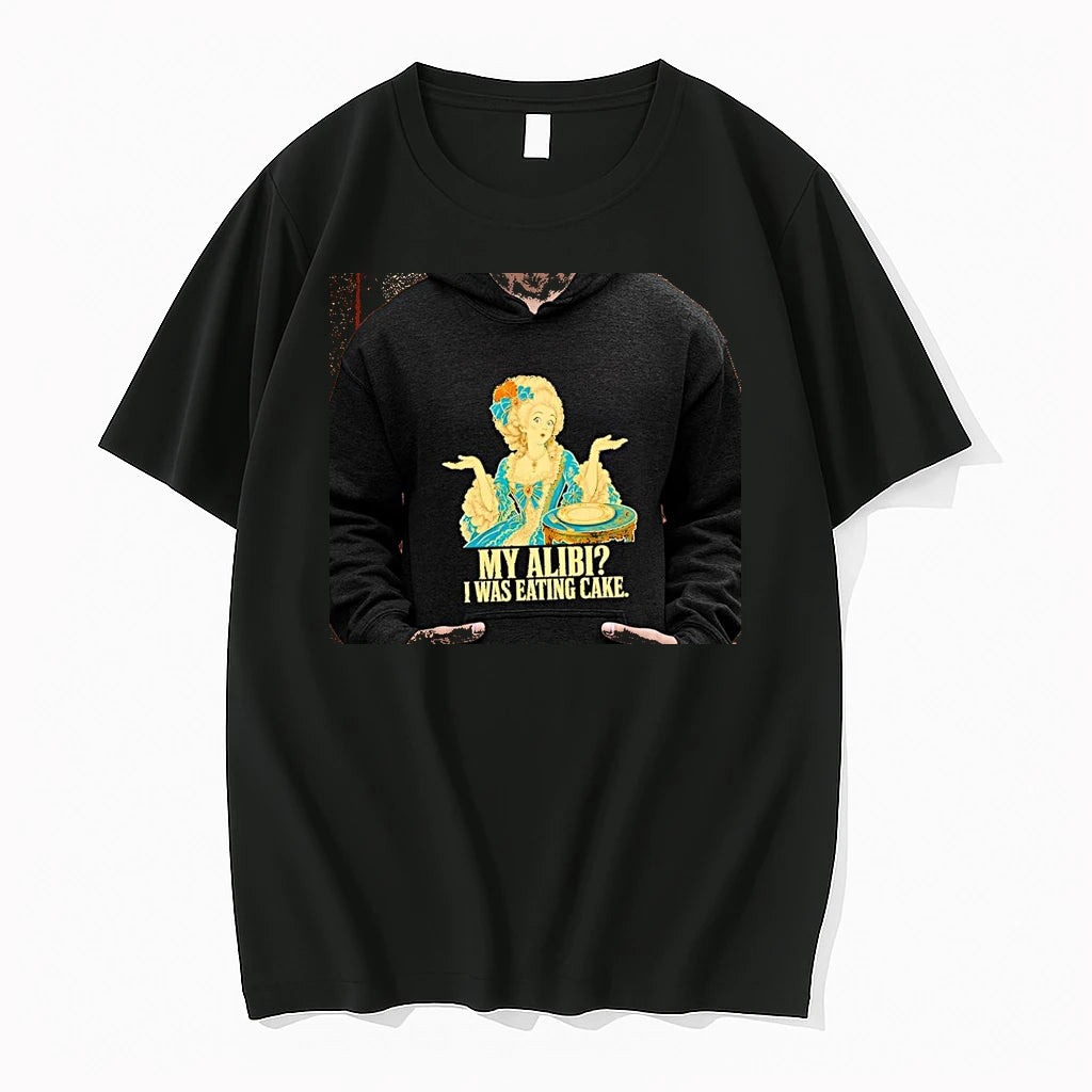 Officials Marie Antoinette My Alibi I Was Eating Cake Premium T Shirt
