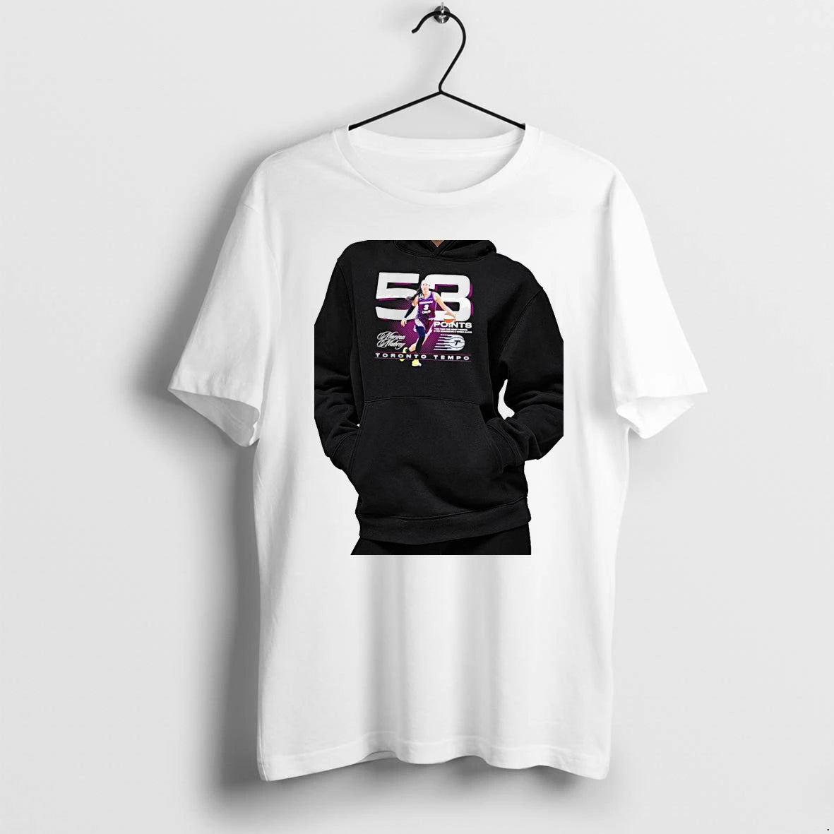 Officials Marina Mabrey Points Toronto Tempo Milestone Signature Premium T Shirt