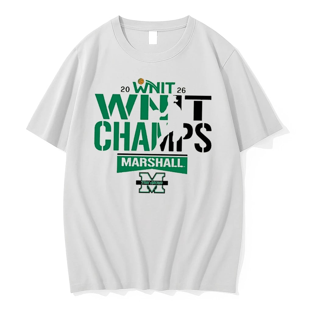 Officials Marshall University Womens Basketball 2026 Nit Champions Tee Premium T Shirt