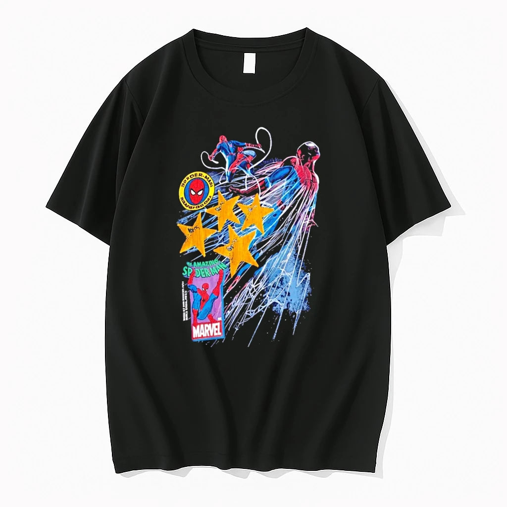 Officials Marvel Spider Man Graphic Comic Book Tee Premium T Shirt