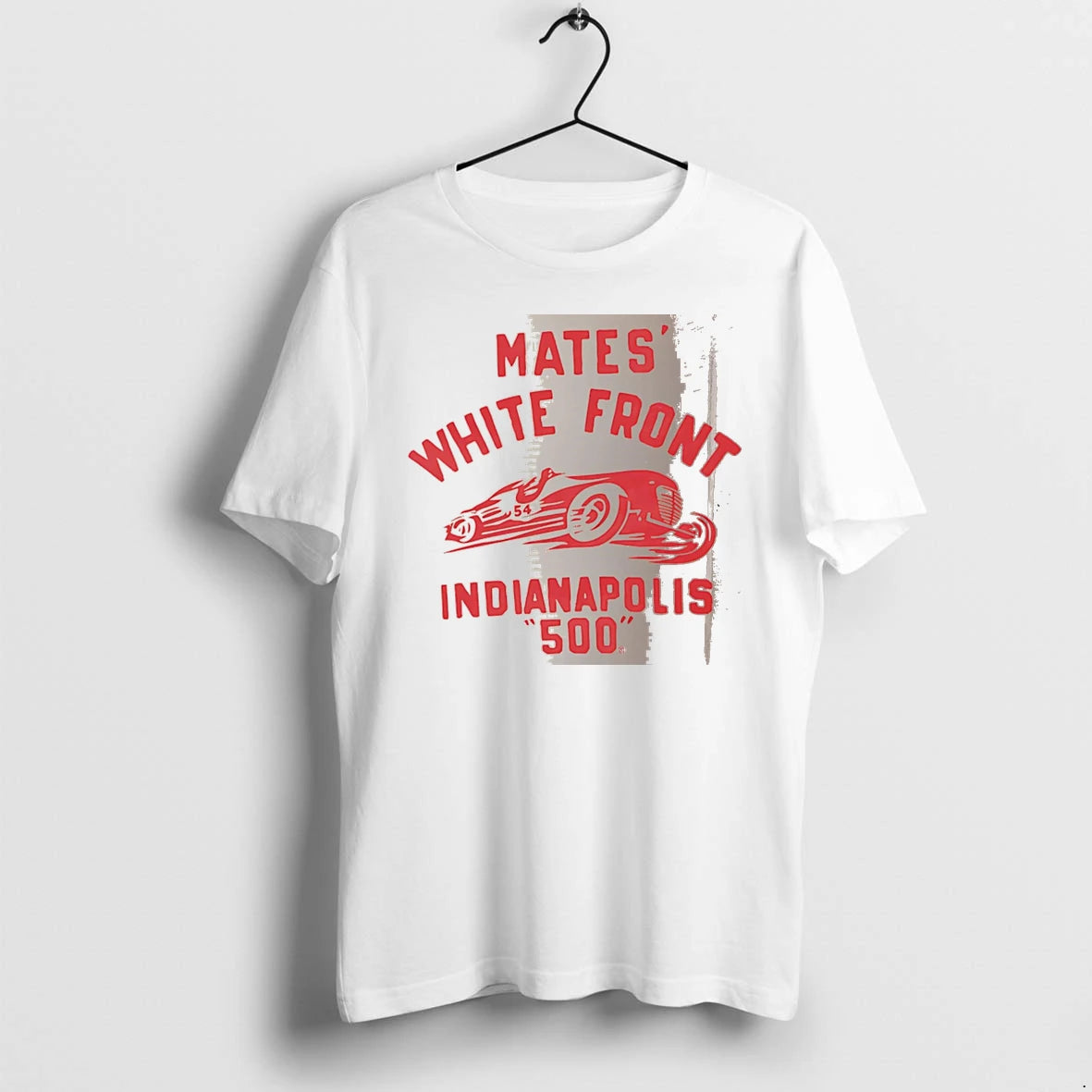 Officials Mates White Front Indianapolis 500 Race Car White Premium T Shirt