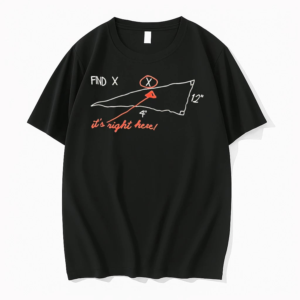 Officials Math Is Easy Find X Geometry Triangle Tee Premium T Shirt