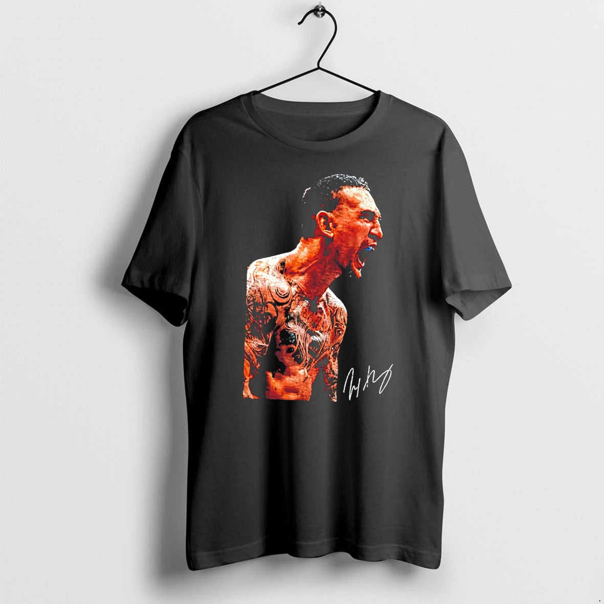 Officials Max Holloway Mma Fighter Vintage Signature Tee Premium T Shirt
