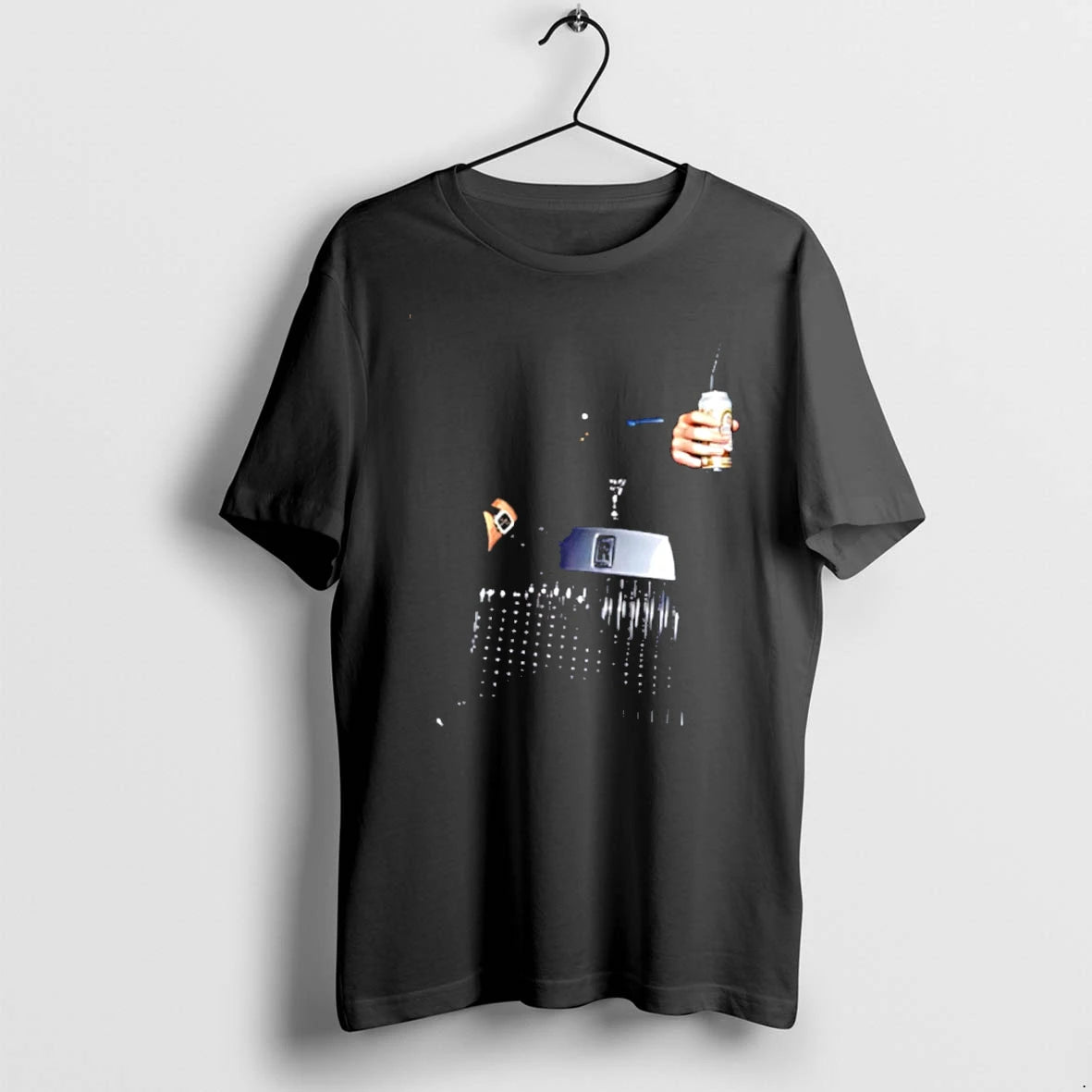 Officials Max Verstappen And Charles Leclerc With Rolls Royce Middle Finger Tee