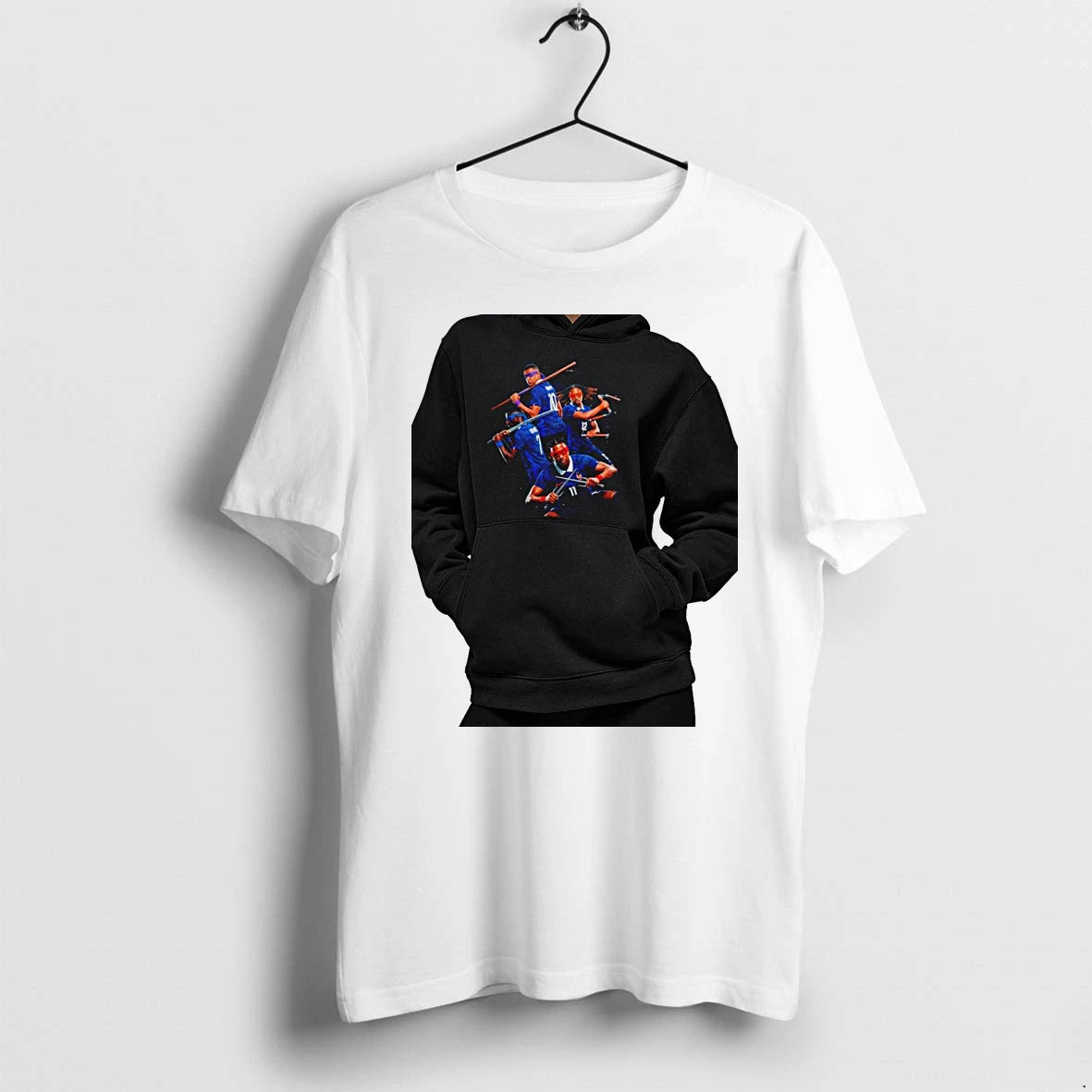 Officials Mbappe Dembele France National Team Teenage Mutant Ninja Turtles Premium T Shirt