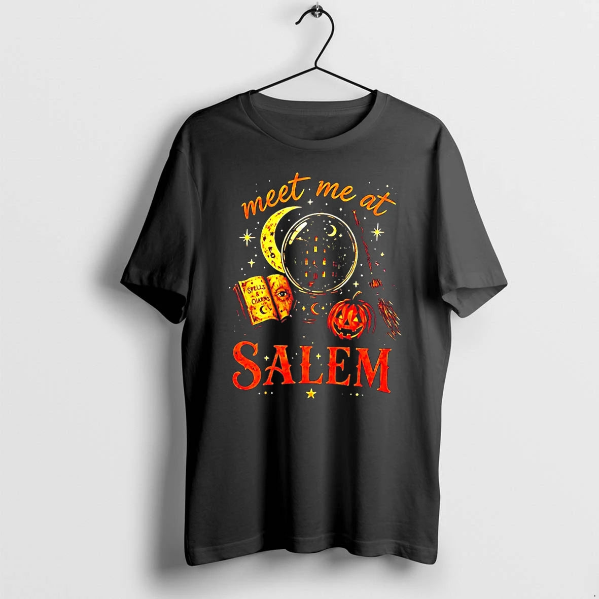 Officials Meet Me At Salem Spells And Charms Halloween Tee Premium T Shirt