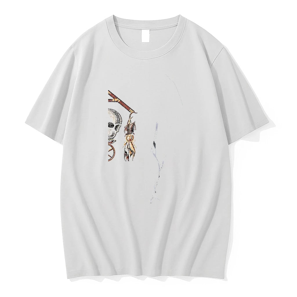 Officials Memento Mori Roman Mosaic Skull Premium T Shirt