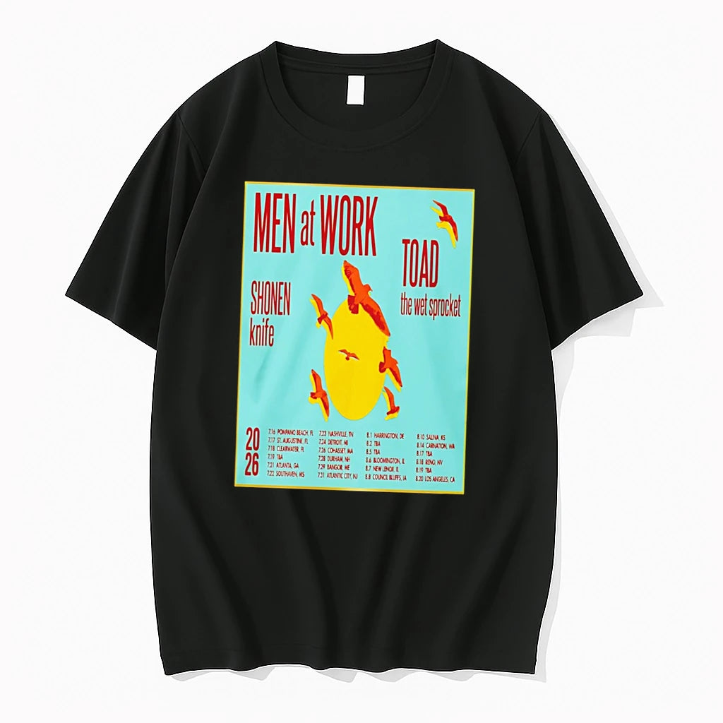 Officials Men At Work Summer Tour 2026 Tee Premium T Shirt