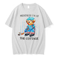Officials Mentally Im At The Cottage Hockey Bear No 24 Tee Premium T Shirt