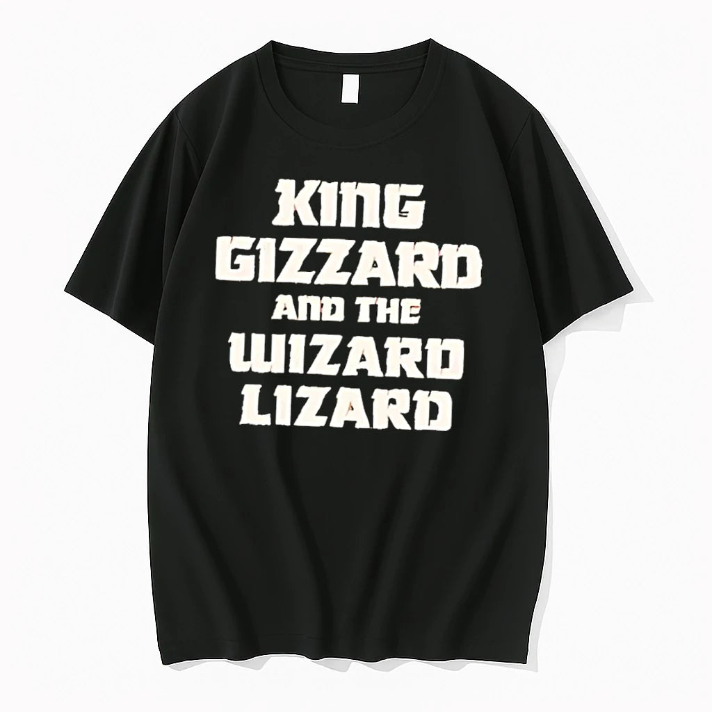 Officials Merch King Gizzard And The Wizard Lizard Black Premium T Shirt