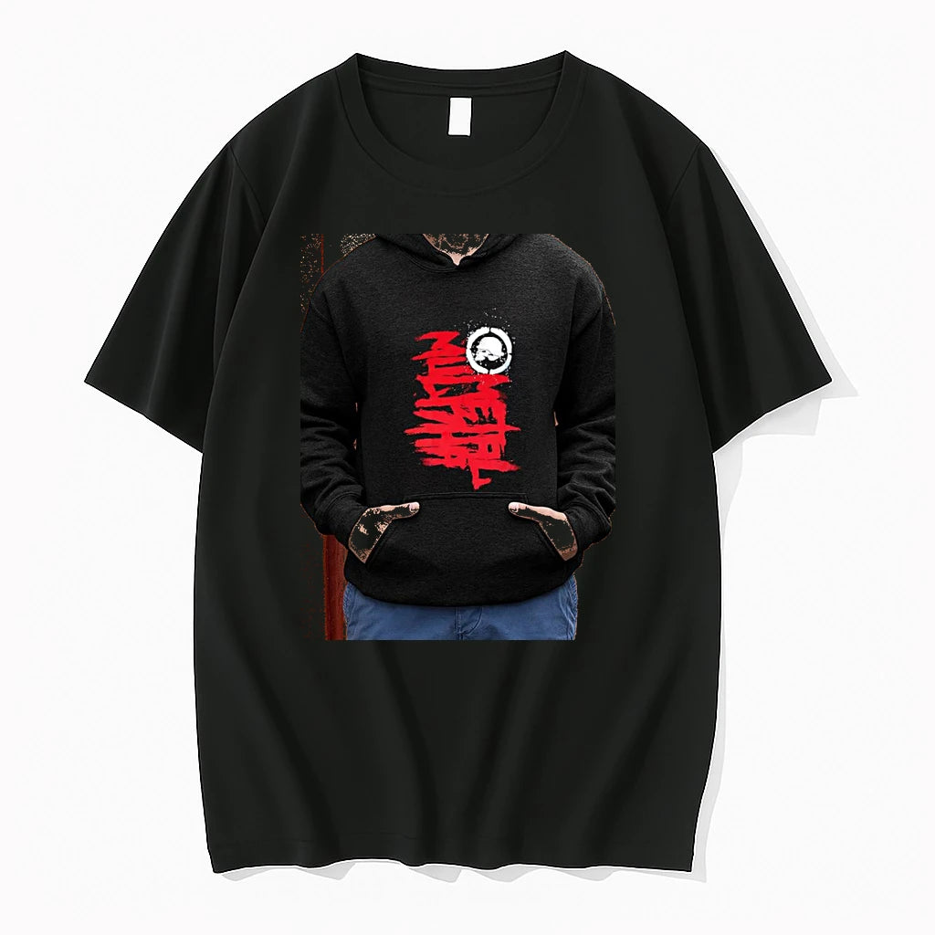 Officials Metal Mulisha Skull Helmet Logo Brush Stroke Premium T Shirt