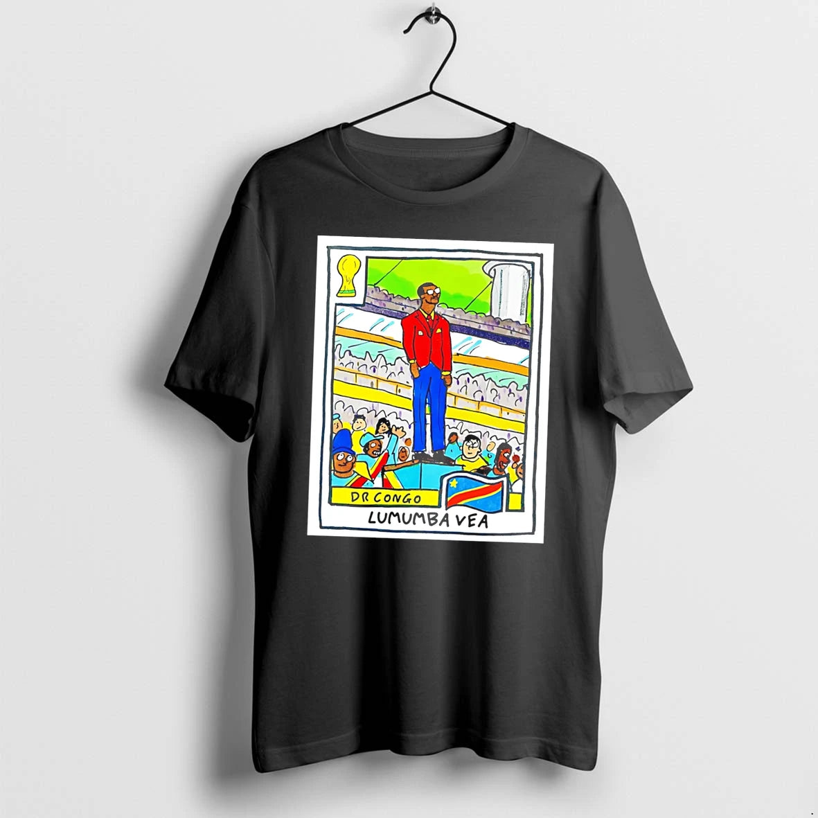 Officials Michel Kuka Mboladinga Dr Congo Lumumba Vea Cartoon Style Tee Premium T Shirt