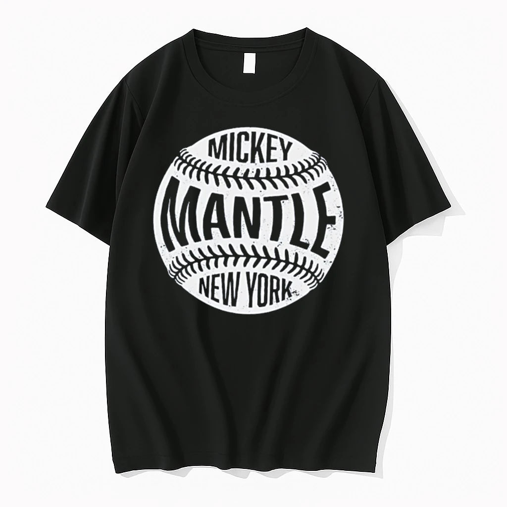 Officials Mickey Mantle New York Baseball Vintage Tee Premium T Shirt